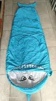 UK Used Happy Nappers Blue Shark Plush Pillow & Sleeping Bag Combo - 1