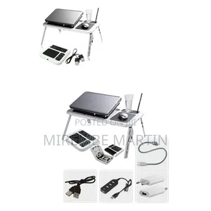 Foldable Portable Bedroom Table Desk Laptop Stand Organizer