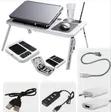Foldable Portable Bedroom Table Desk Laptop Stand Organizer - 2