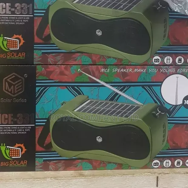 MCE Solar Series Wireless Speakers MCE-331 - 1