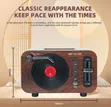 FM Radio with Bluetooth Speaker, TF, USB, AUX, Rechargeable - 1