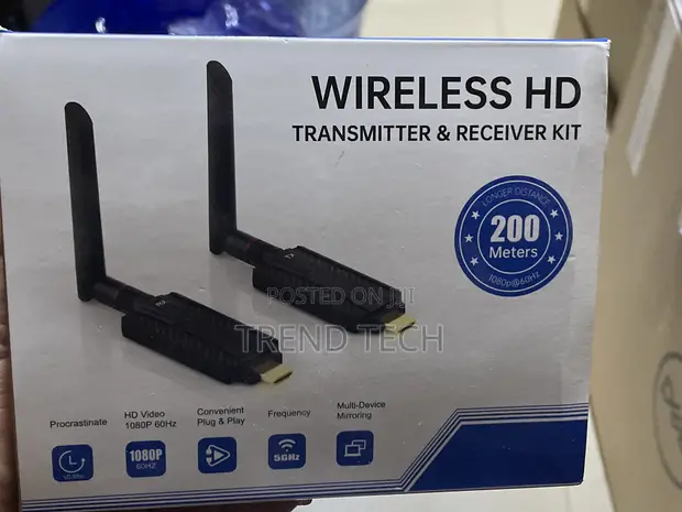 Wireless HDMI Transmitter and Receiver Kit - 1