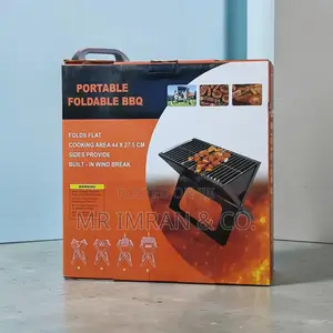 CAN Flat-Folding Outdoor Charcoal BBQ Grill