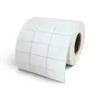 3-Row Semi-Gloss Art Paper Barcode Label Stickers 20x30mm - 1