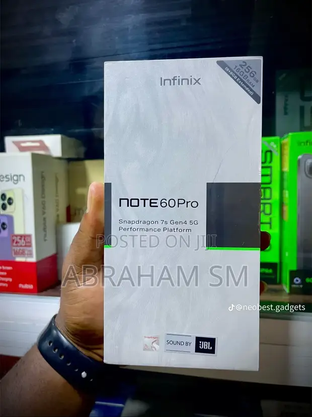 New Infinix Note 60 Pro 256GB Black - 1