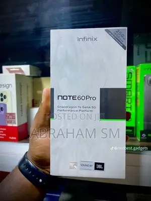 New Infinix Note 60 Pro 256GB Black