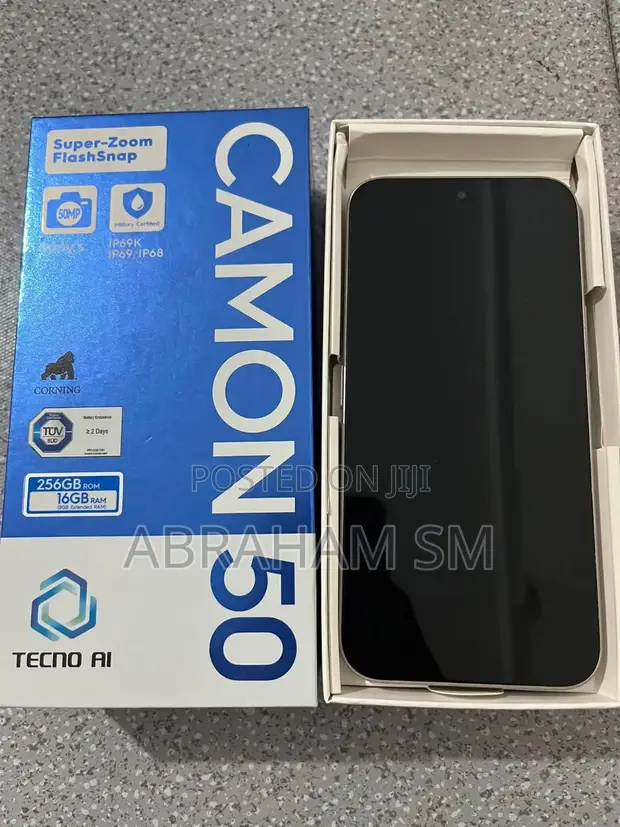 New Tecno Camon 50 256GB Gray - 1