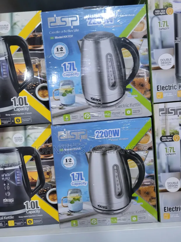 DSP 1.7L Electric Water Kettle - 1