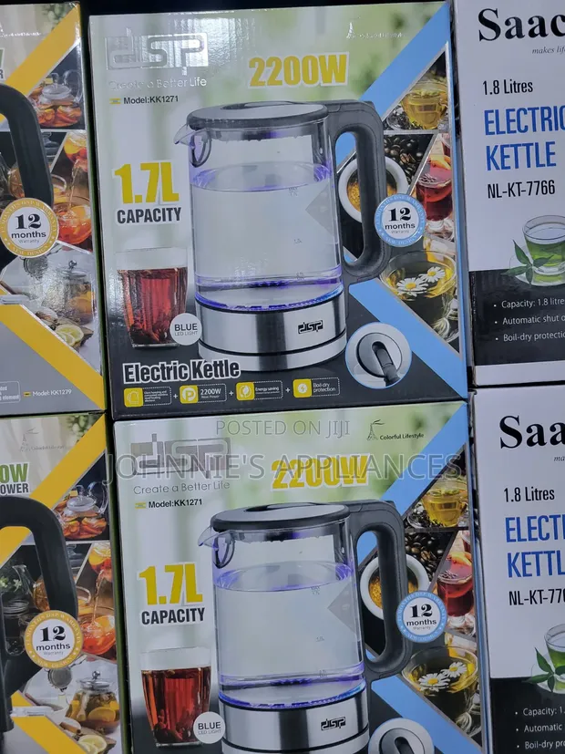 (1.7L) DSP Electric Glass Kettle - 1