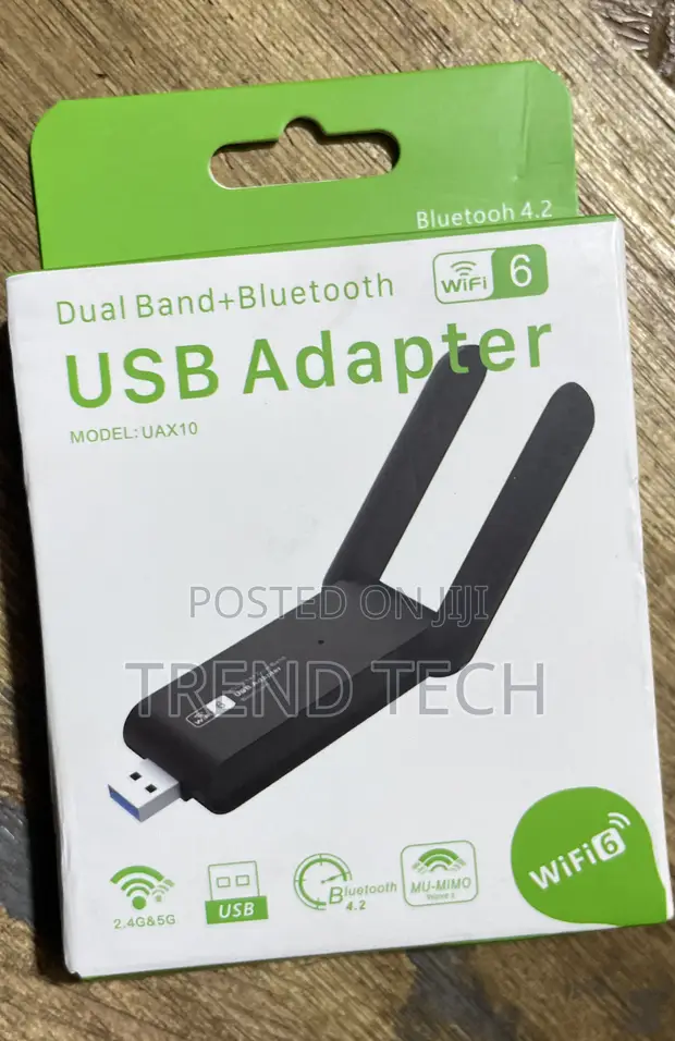 Pixlink USB Wi-Fi 6 Adapter UAX10 - 1