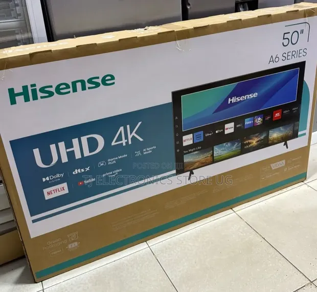 Hisense 50" A6 Smart UHD TV - 1