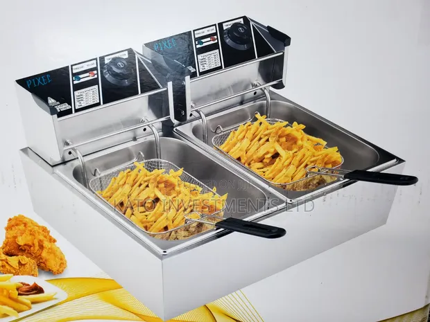 Electric Double Deep Fryer - 12 Liters - 1