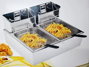 Electric Double Deep Fryer - 12 Liters