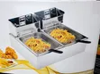Electric Double Deep Fryer - 12 Liters - 3