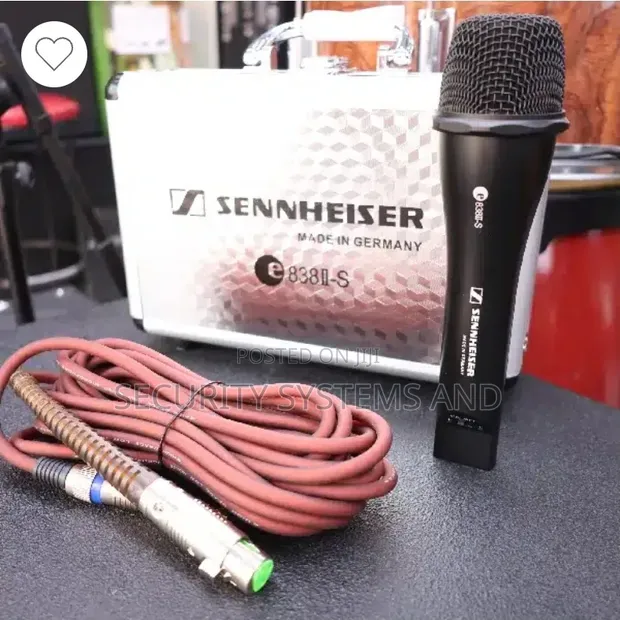 Sennheiser E 838 II-s Dynamic Cardioid Microphone - 1