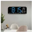 Arya Digital Wall Clock - Time, Date & Temperature - 2