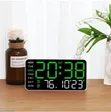Arya Digital Wall Clock - Time, Date & Temperature - 4