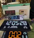 Digital Wall Clock with LED Display - 1