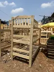 Triple Decker Bed - Solid Omusambya Hardwood - 2