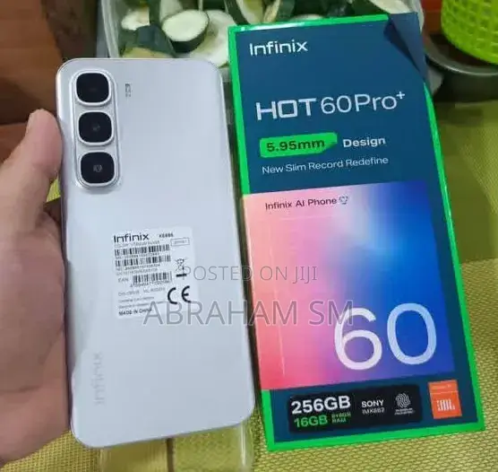 New Infinix Hot 60 Pro+ 256GB White - 1