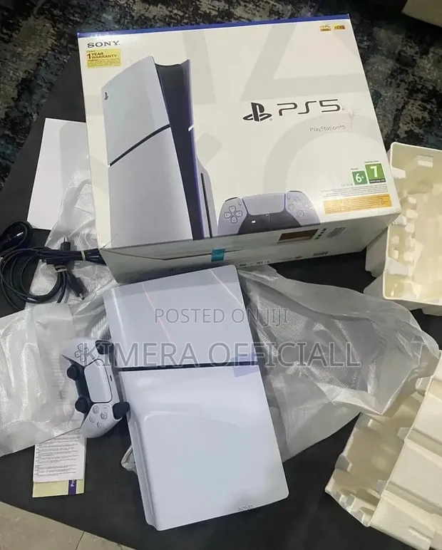 PS5 Slim Disc Edition Console - 1