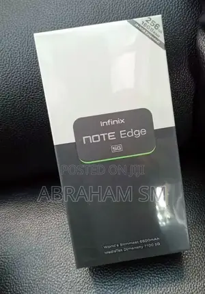 New Infinix Note Edge 256GB Black