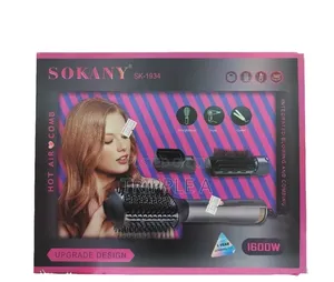 Sokany 3-in-1 Hot Air Comb Straightener