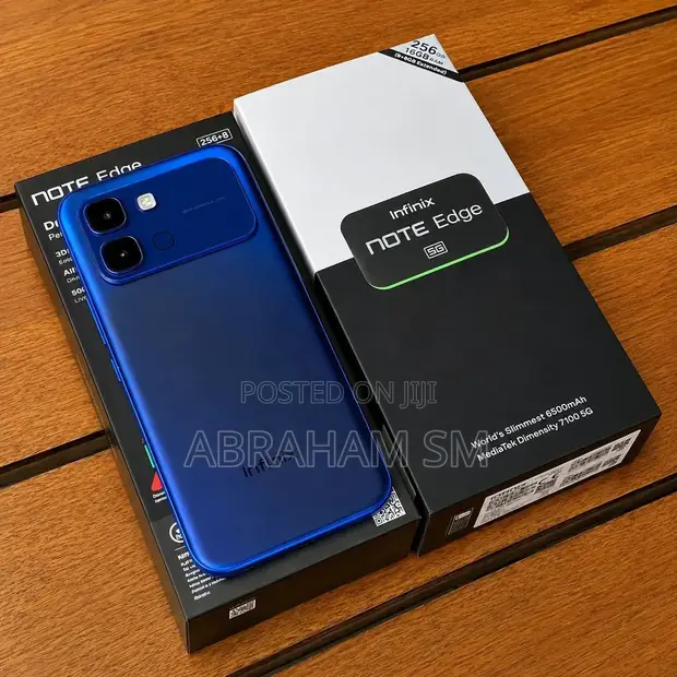 New Infinix Note Edge 256GB Blue - 1