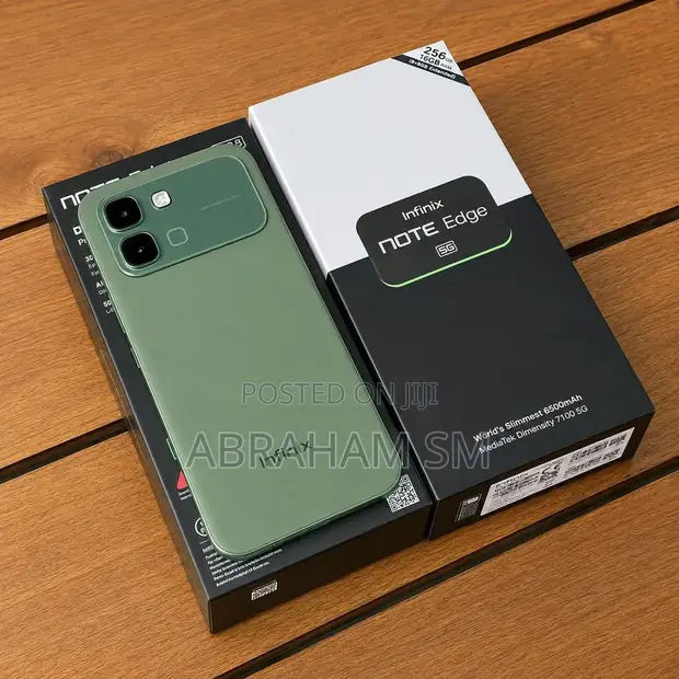 New Infinix Note Edge 256GB Green - 1