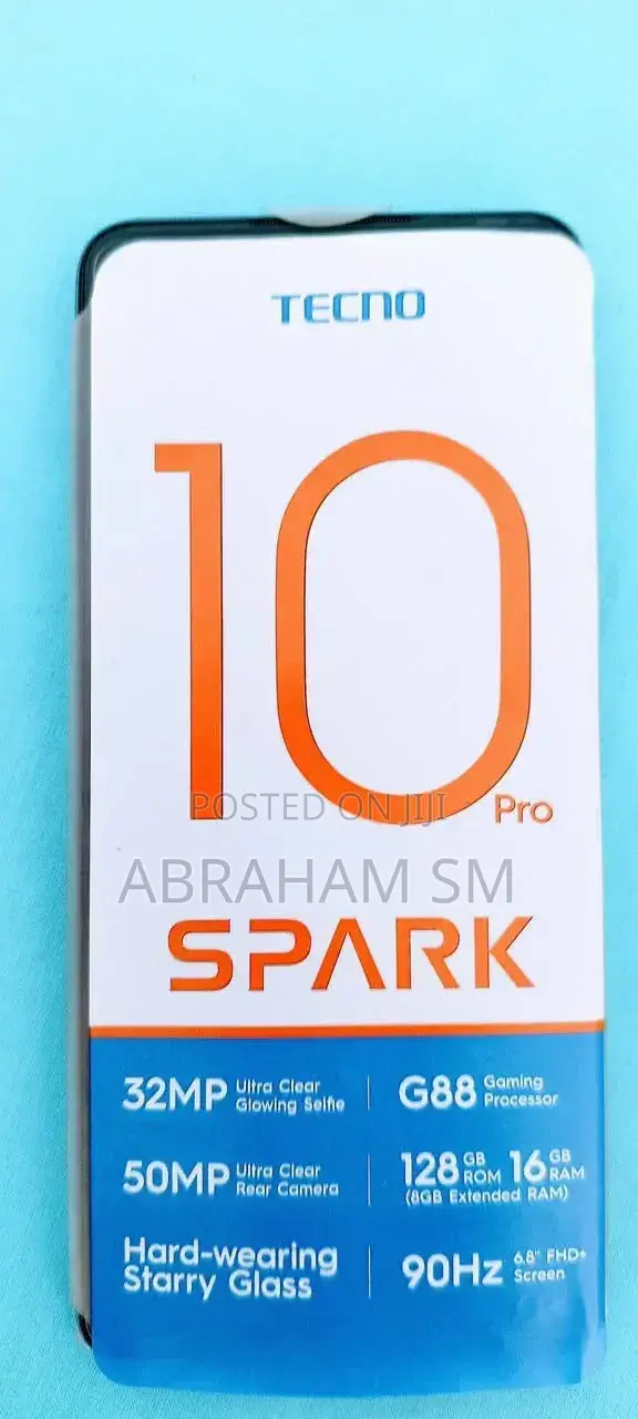 New Tecno Spark 10 Pro 256GB Blue - 1