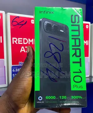 New Infinix Smart 10 Plus 128GB Silver
