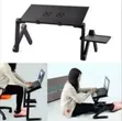 Foldable Adjustable Laptop Desk Stand with Mouse Pad - 1