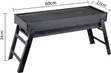 Portable Folding Stainless Steel Charcoal BBQ Grill - 1