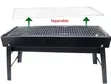 Portable Folding Stainless Steel Charcoal BBQ Grill - 2