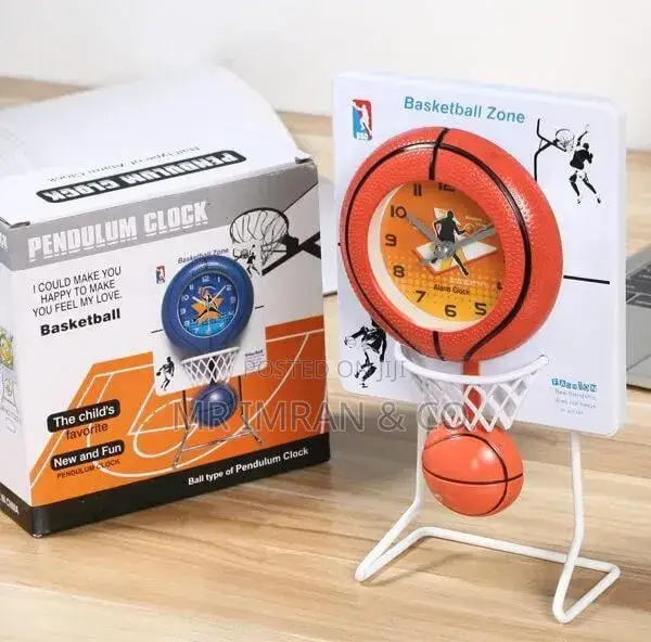 Basketball Zone Pendulum Table Clock - 1