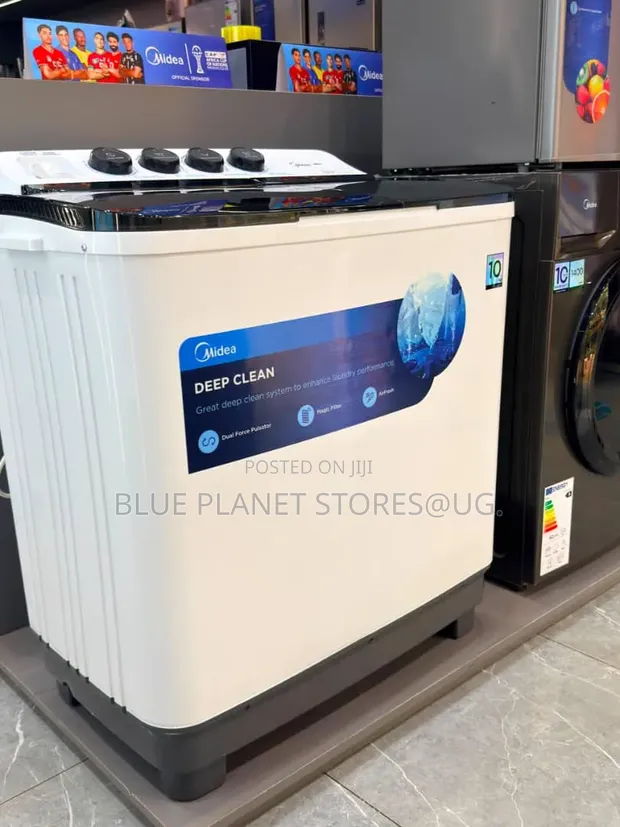 Midea 10kg Semi-Automatic Twin Tub Washing Machine MT100W100/W - 1