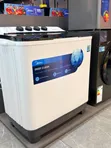 Midea 10kg Semi-Automatic Twin Tub Washing Machine MT100W100/W - 1