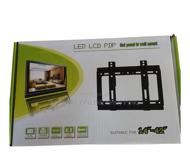 Flat Panel Wall Mount for TVs 14"-42" - 1