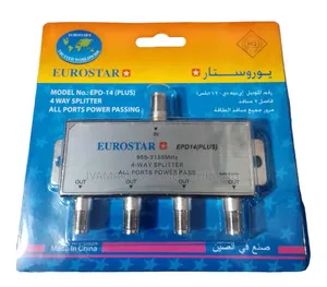 4-Way Coaxial Splitter - Various Brands