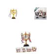Retro Trophy Alarm Clock - Large Gold Bedside Table - 2