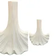 White Ceramic Coral Flower Vase for Modern Home Decor - 1
