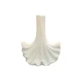 White Ceramic Coral Flower Vase for Modern Home Decor - 2