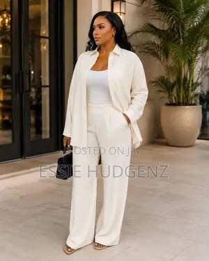 2pc Linen Material for Ladies