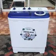 SPJ 7kg Semi-Automatic Twin Washing Machine - White - 2