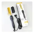 Gold Ceramic Professional Press Comb Straightener - 4