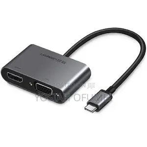 UGREEN CM162 4-in-1 USB-C to HDMI/VGA/USB 3.0 Adapter with PD