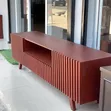 Brown Wood-Mode TV Stand Unit - 1