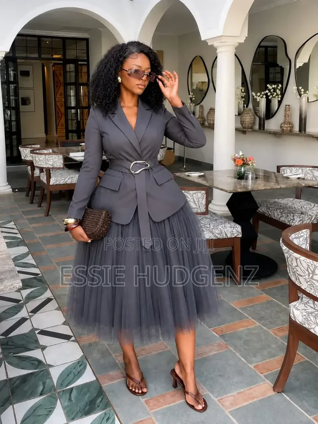 Franclia Women's 2pc Skirt and Blazer Set - 1
