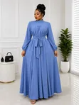 Women's Chiffon Maxi Dress - 2