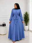 Women's Chiffon Maxi Dress - 5